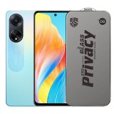 Folie de Protectie pentru Oppo A98, TEO, Sticla Securizata ESD Antistatica, Super-X Privacy OG, Margini Negre, 0.30 mm, Transparent Inchis