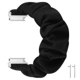 Curea textila elastica compatibila Galaxy Watch 6|Watch 5|Watch 4|Huawei Watch GT 3 42mm|GT 3 Pro 43mm|GT 2 42mm, Scrunchies 5