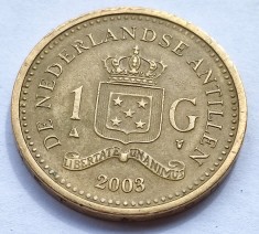 304. Moneda Antilele Olandeze 1 gulden 2003