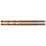 YATO Set 2 burghie pentru metal HSS-TiN, diametru 3.0 mm