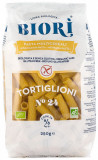 Tortiglioni Bio din faina multicereale, 250g Biori