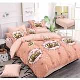Lenjerie pat dublu,bumbac finet,6 piese,cearceaf normal 220x240cm, cearceaf pilota 200x220cm, 2 fete de perna 50x70, 2 fete de perna 70x70-M190