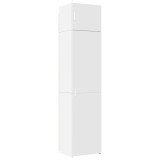 Cumpara ieftin Dulap depozitare slim alb 50x42,5x225 cm lemn prelucrat