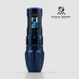 Aparat Tatuat STIGMA Chroma Midnight Blue XL, Cursă Reglabilă 2.8-4.5mm, Motor Fără Perii, Hyperdrive, Control Mișcare, Diametru 40mm