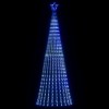 VidaXL Pom de Crăciun LED 475 LED-uri Albastru 247 cm