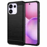 Husa pentru Oppo Reno16 / Reno16 Pro, Techsuit, Carbon, Neagra