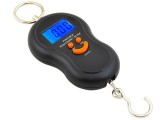Cumpara ieftin Cantar digital suspendat pentru bagaje si pescuit, capacitate maxima 50 kg, afisaj LCD, functie HOLD, 21 x 7 cm