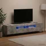 Cumpara ieftin Set de 3 piese pentru TV cu LED Gri Beton Lemn prelucrat