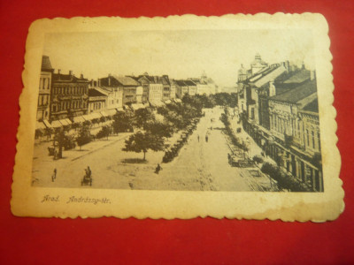 Ilustrata Arad - Bdul Ambrosy circulat 1923 foto