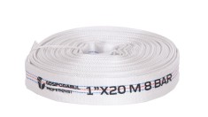 Furtun pompieri - PVC panzat - 1&#039;&#039; - &oslash; 25mm - 8 Bar - tip D - 20m PowerTool TopQuality