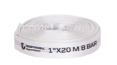 Furtun pompieri - PVC panzat - 1&amp;#039;&amp;#039; - &amp;oslash; 25mm - 8 Bar - tip D - 20m PowerTool TopQuality foto