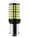 Led auto ALB P21W, BA15S cu 144 SMD, 12V, Canbus, Xenon Bright