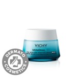 Crema intens hidratanta 72h cu acid hialuronic si niacinamida pentru ten uscat Mineral 89, 50ml, Vichy