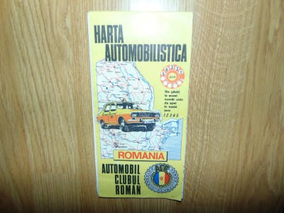 Romani Harta automobilistica A.C.R. foto