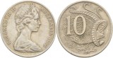 Australia 1971 - 10 cents, circulata