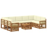 vidaXL Seturi de canapele Lemn Solid de Acacia 3384866
