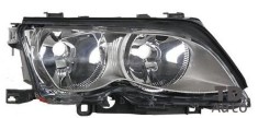 Far Bmw Seria 3 (E46), Sedan/Combi,10.01-06.05, electric , tip bec H1+H7 , are motoras, omologare ECE, rama titanium, 63126910958; 63126910970; 63127