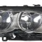 Far Bmw Seria 3 (E46), Sedan/Combi,10.01-06.05, electric , tip bec H1+H7 , are motoras, omologare ECE, rama titanium, 63126910958; 63126910970; 63127