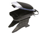 Cotiera auto universala Carpoint crom cu suport pahare