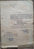 Adeverinta privind activitatea, semnata de Emil Prager 1960