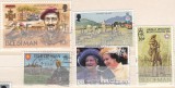Lot 5 timbre Isle of Man &ndash; Regina Elisabeta a II-a, istorie, peisaje și personalități -A116