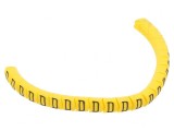 Marcator PVC Galben 1,3-3mm pentru Marcaj -30&divide;60&deg;C