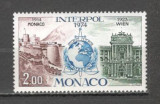Monaco.1974 60 ani INTERPOL SM.586, Nestampilat