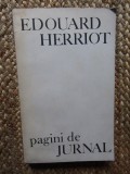 EDOUARD HERRIOT - PAGINI DE JURNAL