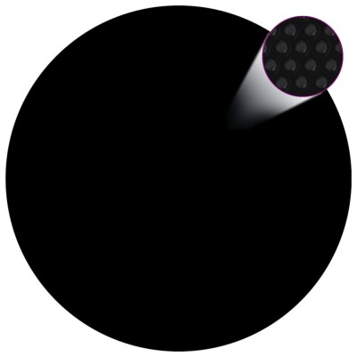 Prelată piscină, negru, 210 cm, PE foto