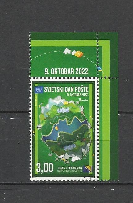 BOSNIA HERTEGOVINA 2022 ZIUA MONDIALA A POSTEI