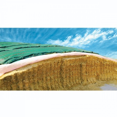 Plasa protectie pentru folie siloz verde 6x8m foto