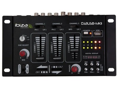 Mixer Ibiza DJ21 USB+BT foto