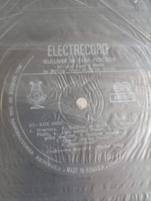 Disc vinil, LP. GULLIVER IN TARA PITICILOR-JONATHAN SWIFT-220256 foto