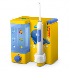 Irigator bucal Little Doctor Aquajet LD A8 pentru adulti, profesional, 1200 impulsuri/min, Galben foto