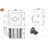 Radiator ulei motor, Termoflot Nrf 31170
