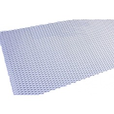 Plasa bara tuning aluminiu Argintiu / Crom 100x33 cm