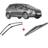 Cumpara ieftin Set 3 stergatoare FORD C-MAX II Van 2010-2019, parbriz si luneta, Bosch Twin