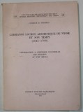 GERMANOS LOCROS , ARCHEVEQUE DE NYSSE ET SON TEMPS ( 1645 -1700 ) par CLEOBULE D. TSOURKAS , 1970