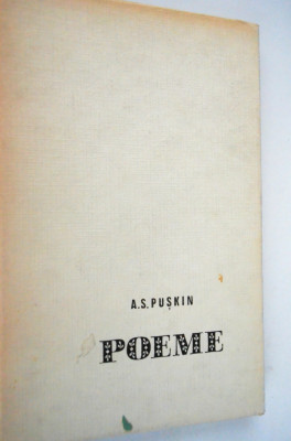 A S Puskin - Poeme Talmaciri de George Lesnea foto