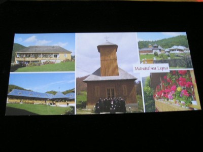 QW25 MS - Carte postala - tematica manastiri - vedere - Manastirea Lepsa 1 foto