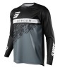 Tricou cross/enduro Shot Racing Devo Roll negru/gri/alb marime XL