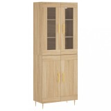 Cumpara ieftin Dulap inalt, stejar sonoma, 69,5x34x180 cm, lemn compozit