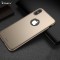 Husa Apple iPhone X, FullBody Elegance Luxury iPaky Gold, acoperire completa 360 grade cu folie de sticla