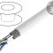 Cablu Ethernet Industrial S/FTP Cat7 LSZH Alb 100m