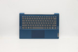 Carcasa superioara cu tastatura palmrest Laptop, Lenovo, IdeaPad 5-14IIL05 Type 81YH, 5CB1A13503, AM2UZ000C20, iluminata, albastra, layout US