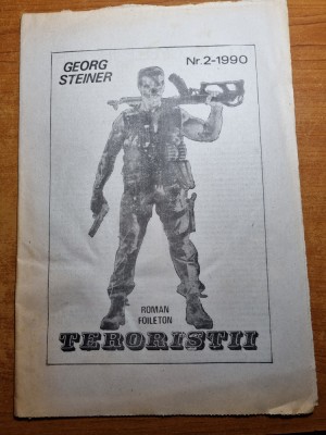 revista TERORISTII nr 2 /1990- georg steiner foto