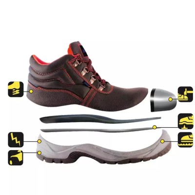Ghete de protectie t1a, din piele, marime: 47, cat.s1p src foto