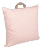 Perna decorativa din bumbac roz Emotion 45x45 cm