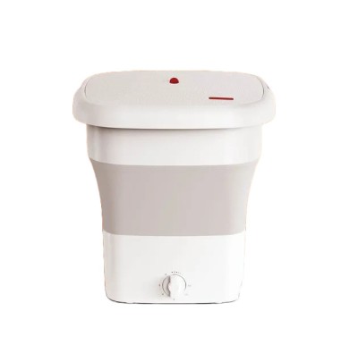 Masina de spalat rufe pentru uz casnic sau calatorii Premium, ultra portabila, pliabila, capacitate 2.8 kg, 11.5 L, Clasa A, curatare cu ultrasunete s foto