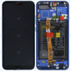 Huawei Honor 10 (COL-L29) Capac frontal al modulului de afișare + LCD + digitizer + baterie albastru fantomă 02351XBP